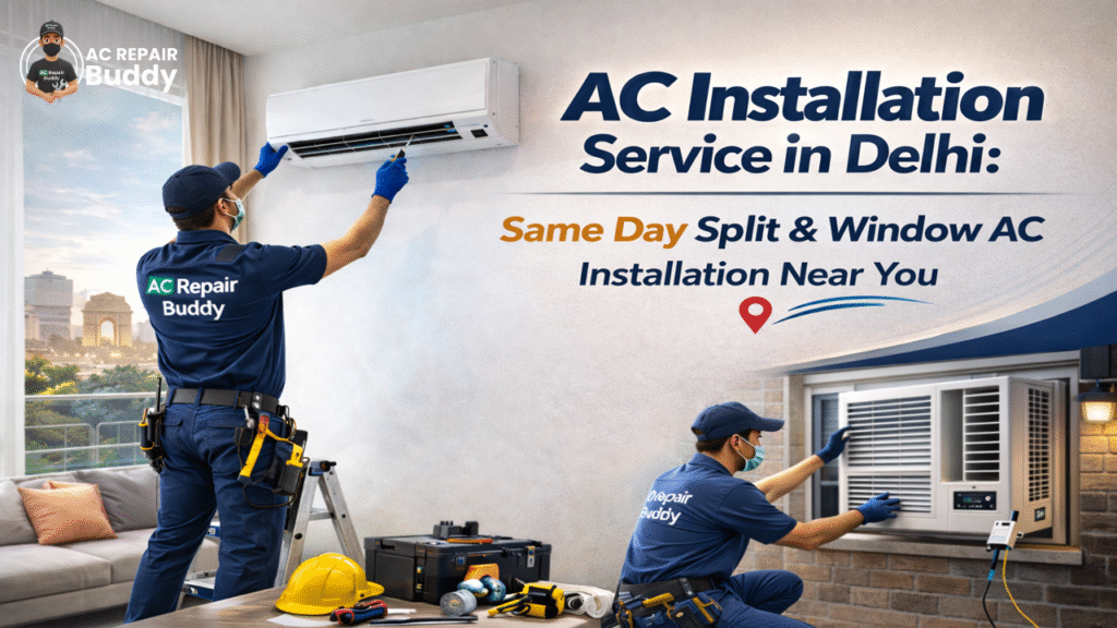 AC Installation Service in Delhi: Same Day Split & Window AC Installation Near You