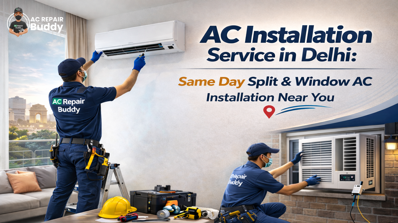 AC Installation Service in Delhi: Same Day Split & Window AC Installation Near You